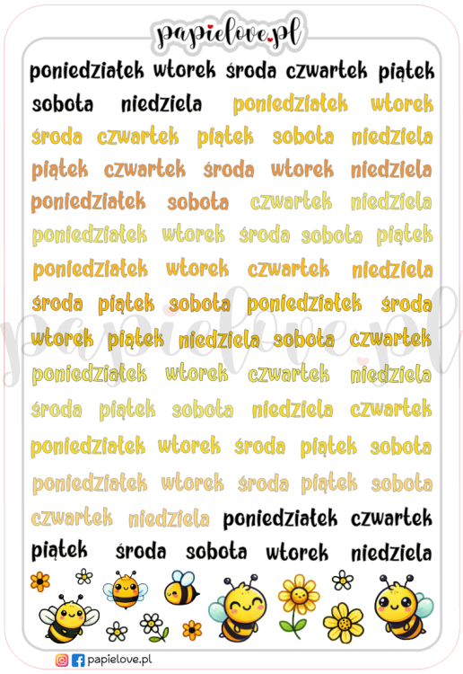 Dni tygodnia pszczółki gładkie.png