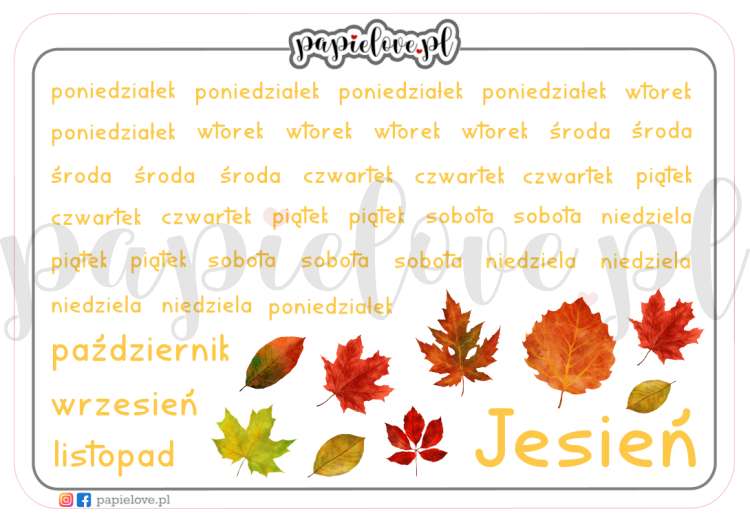 Jesień - dni tygodnia i miesiące.png