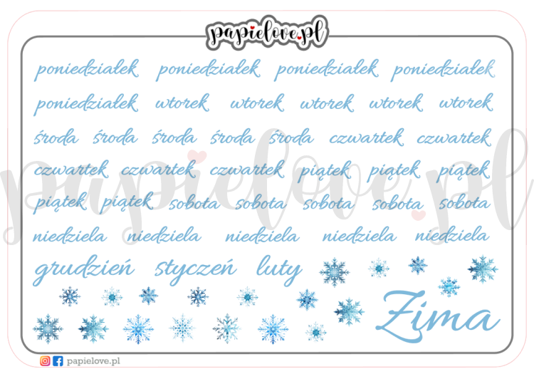 Zima - dni tygodnia i miesiące.png