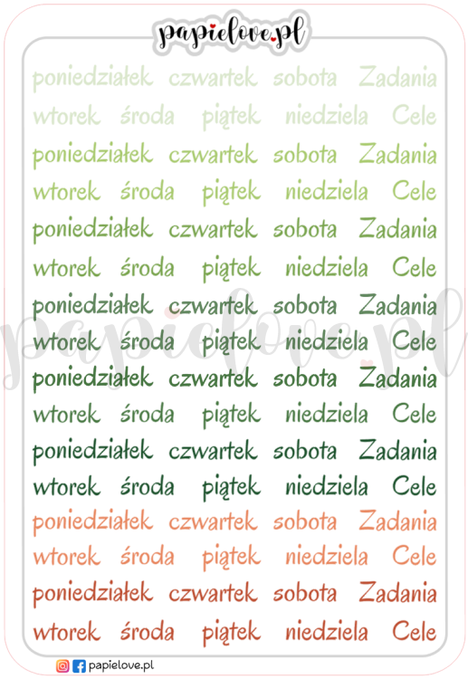 Naklejki  Dni tygodnia - Rośliny domowe.png