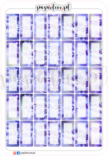 Naklejki Notesiki - Lawenda mini