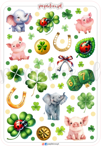 Naklejki Koniczyna - Symbole szczęścia.png