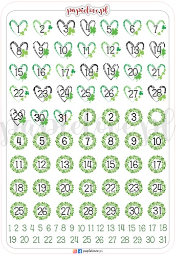 Naklejki - Cyferki - Koniczyna.png