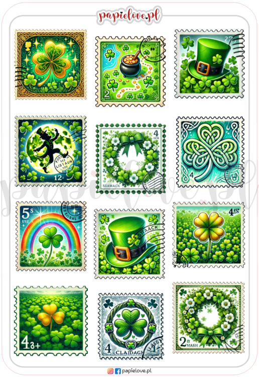 Znaczki na dzień Świętego Patryka.png