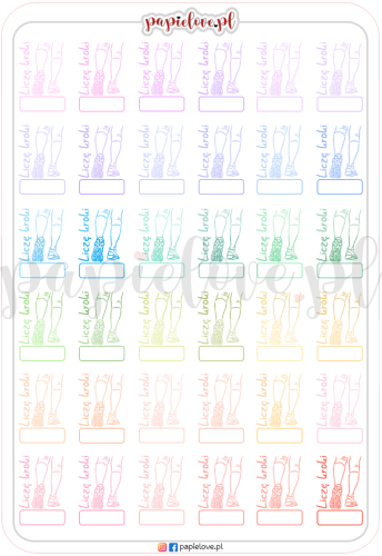 Liczę kroki 1 kolor