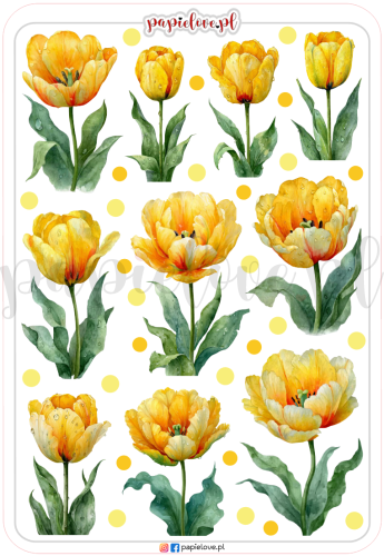 Naklejki - Tulipany żółte 2.png