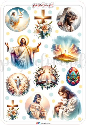 Naklejki na Wielkanoc - Religijne 2