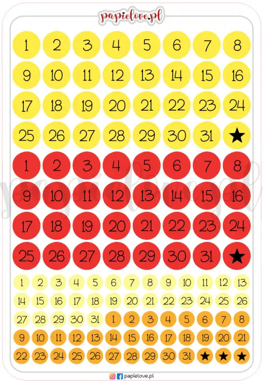 Naklejki z cyferkami 1-31 żółcie i czerwienie.png