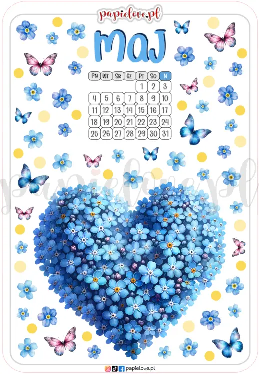 Powitanie maja 2026 Niezapominajki.png