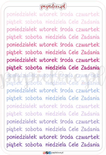 Naklejki Dni tygodnia - Groszek.png