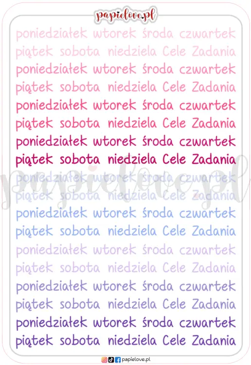 Naklejki Dni tygodnia - Groszek.png